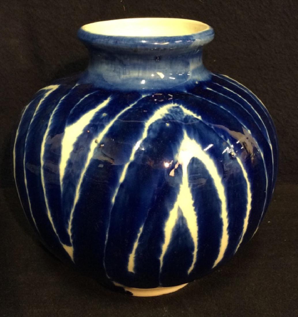 Blue And White Ceramic Vessel (1 of 5)