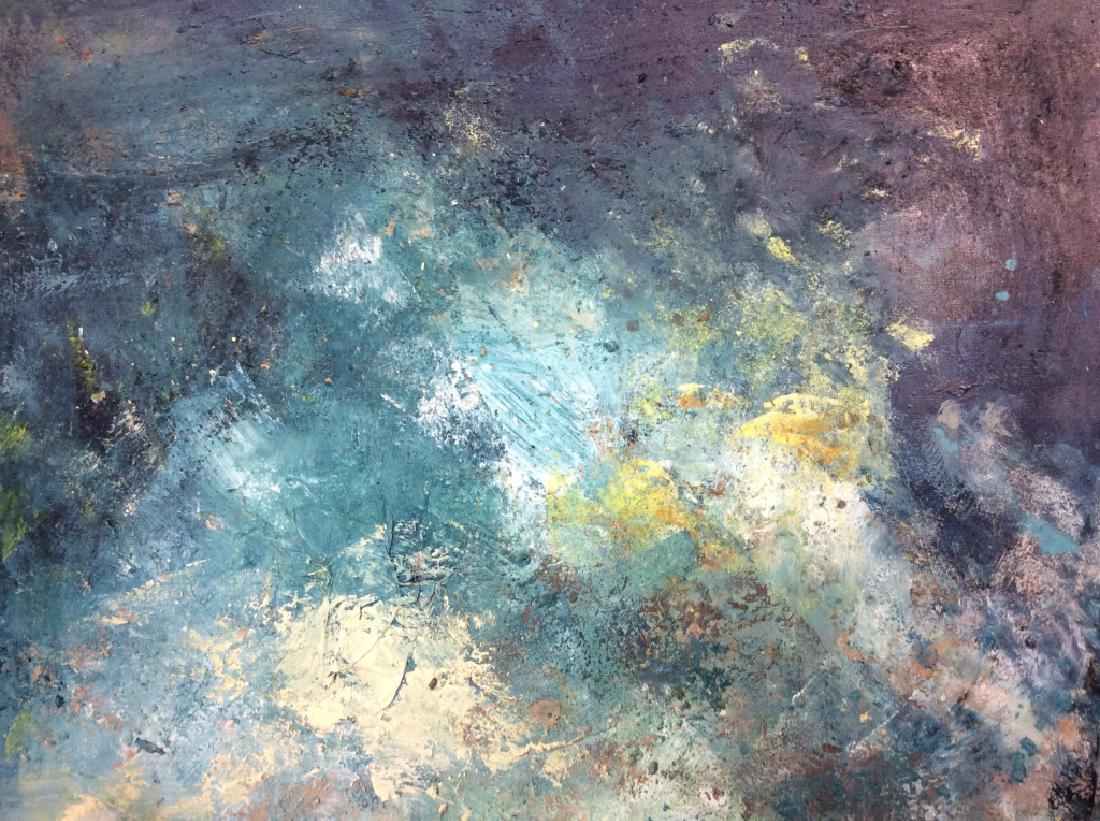 Lot 3 Signed Abstract Paintings On Canvas (1 of 8)