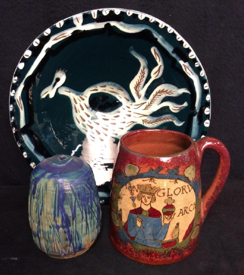 Lot 3 Glass Decorative Tabletop Accessories (1 of 9)