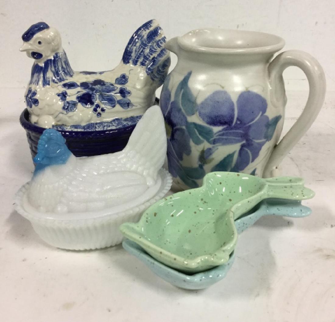 Group Lot of various Ceramic Chickens&more (1 of 12)