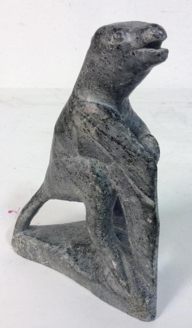 Eskimo Art Carved Bear Figural (1 of 9)