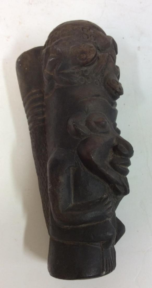 Carved Tribal Totem Vessel (1 of 9)