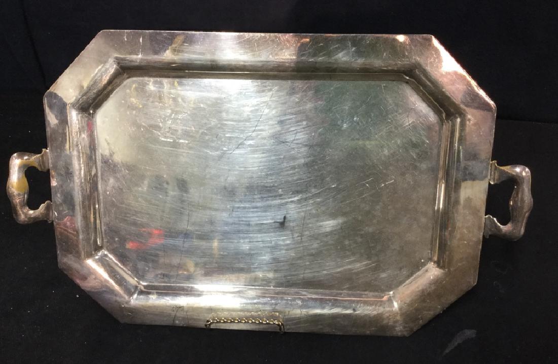 CRESCENT SILVER Manufacturing Silverplate platter (1 of 9)
