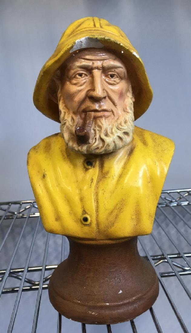 Ship Captain Figural Painted Bust (1 of 5)