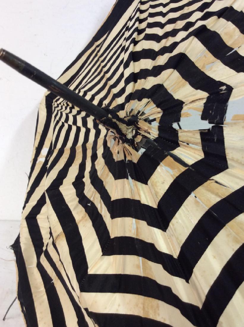 Antique Black White French Parasol (1 of 13)