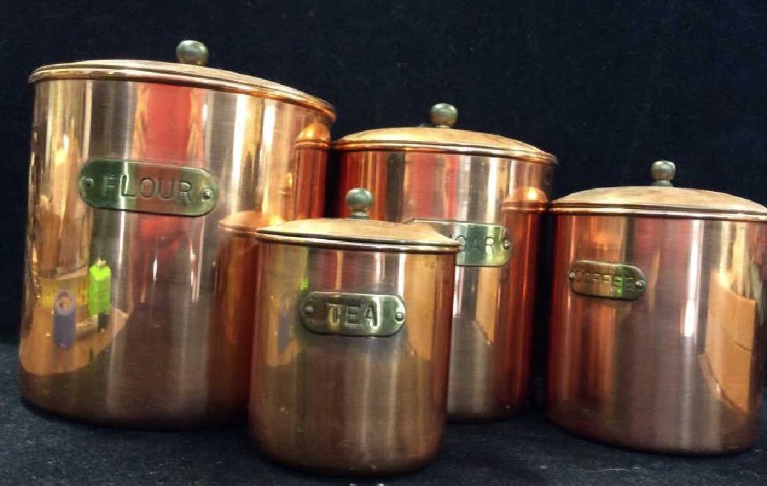 Copper Canister KitchenWare Set (1 of 9)
