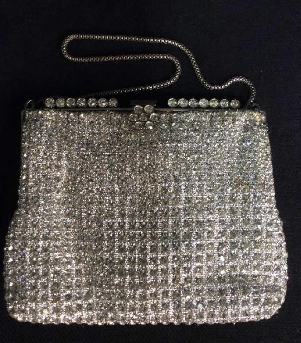 WALBORG Vintage Hand beaded Rhinestone Purse (1 of 9)