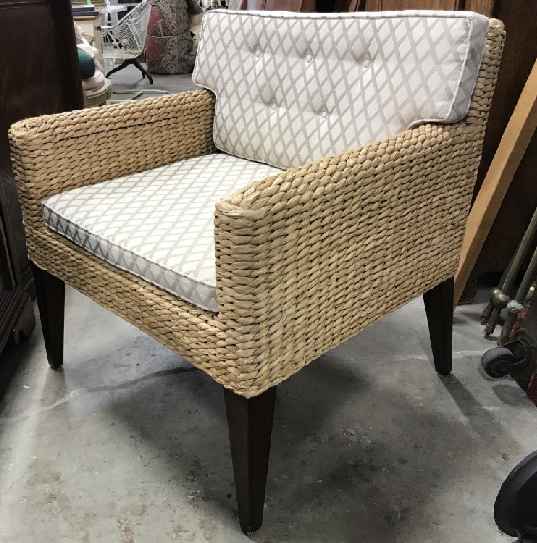 Outdoor Rattan Armchair W Cushion (1 of 8)