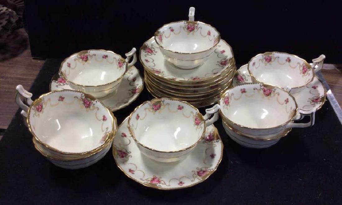 CAULDON ENGLISH Porcelain Coffee / Tea Set (1 of 8)
