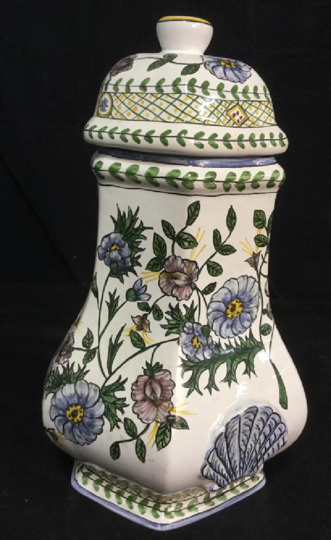 Portuguese Ceramic Lidded Vessel (1 of 9)