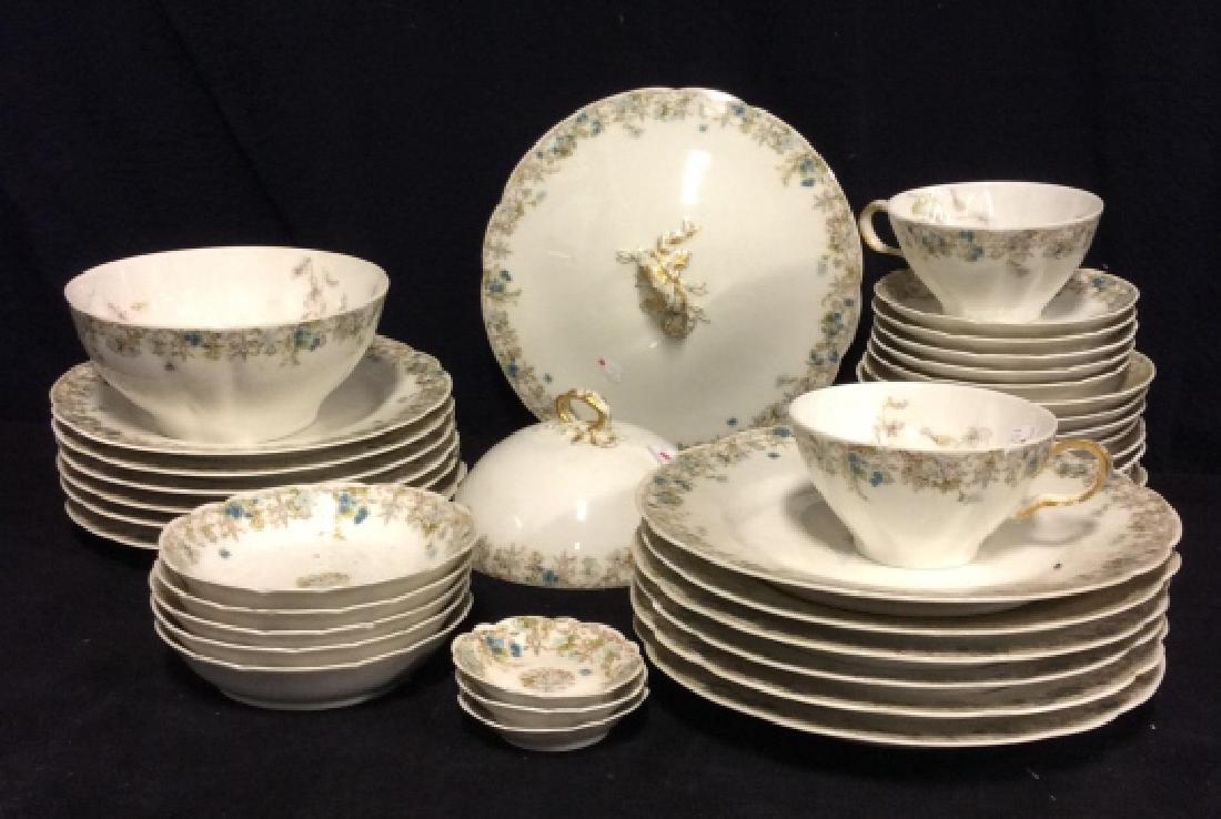 Partial Haviland Limoges Porcelain Set, France (1 of 8)