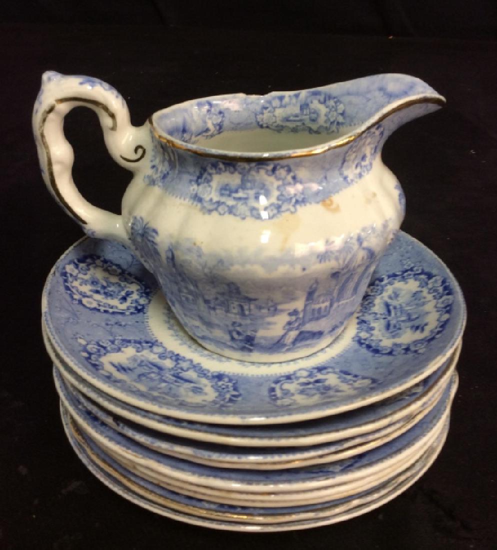 Antique Blue White Porcelain Partial Set (1 of 12)