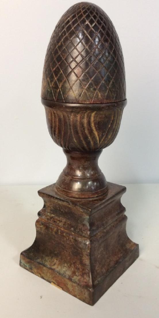 Patina Metal Pineapple Figural (1 of 8)