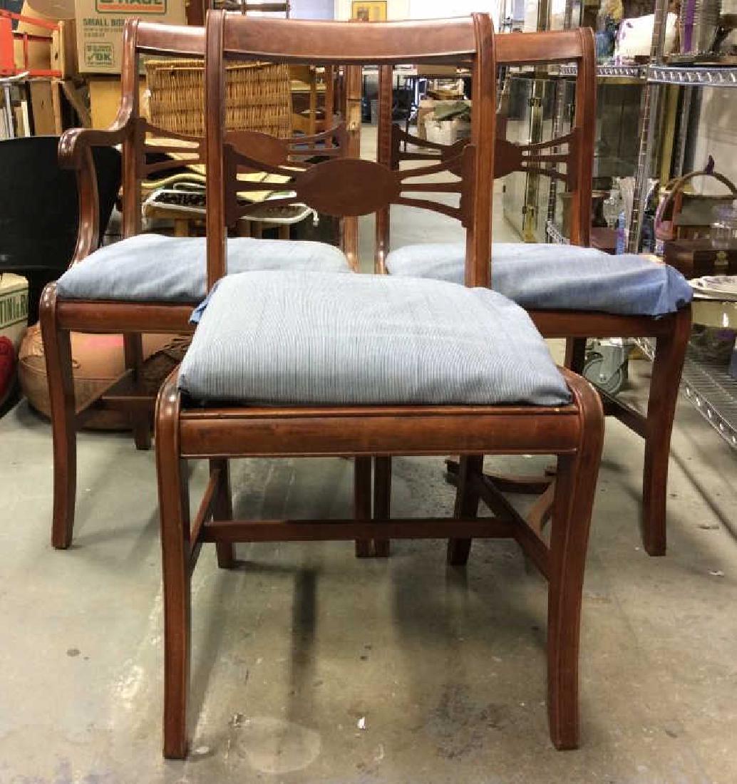 Lot 3 Wooden Dining Chairs (1 of 6)