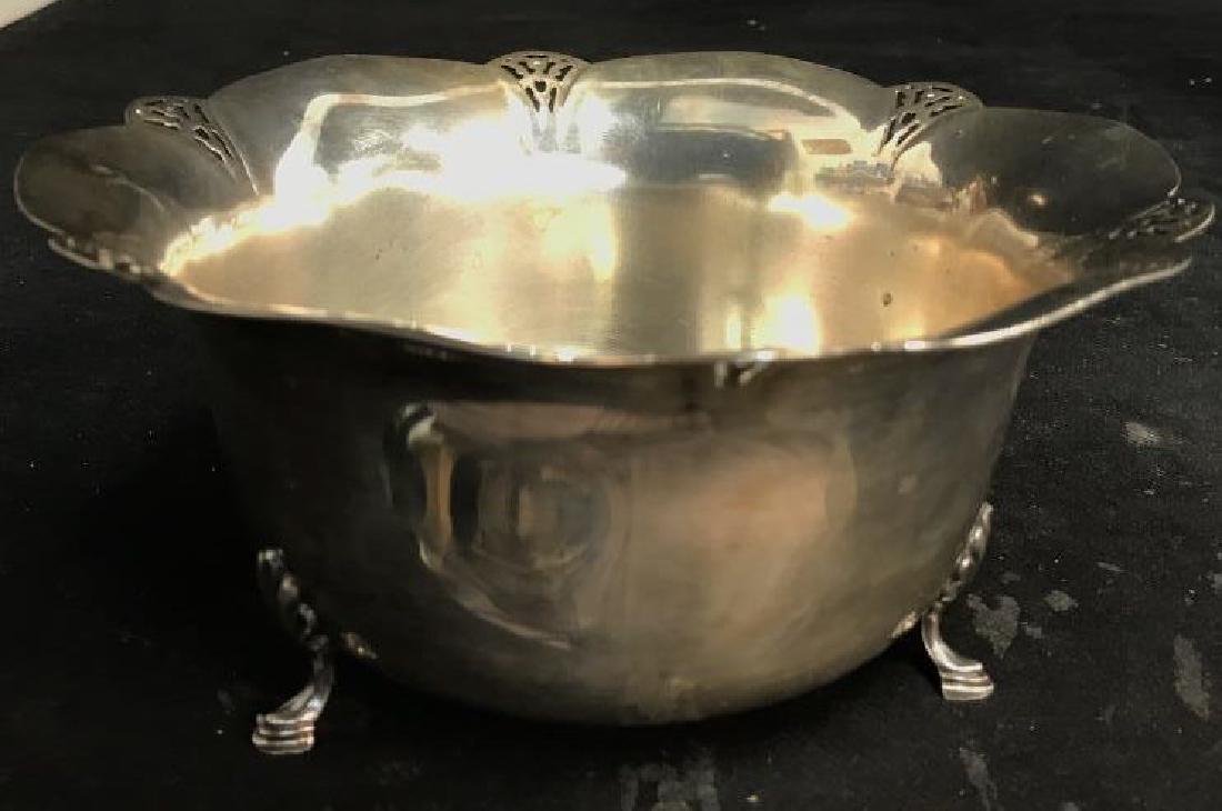 Silver Plate Footed Serving Bowl (1 of 8)
