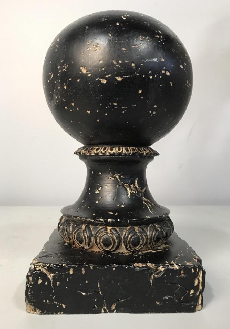 Black Toned Finial Tabletop Accessory (1 of 7)
