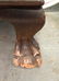 Vintage Carved Wooden Writers Desk - 7