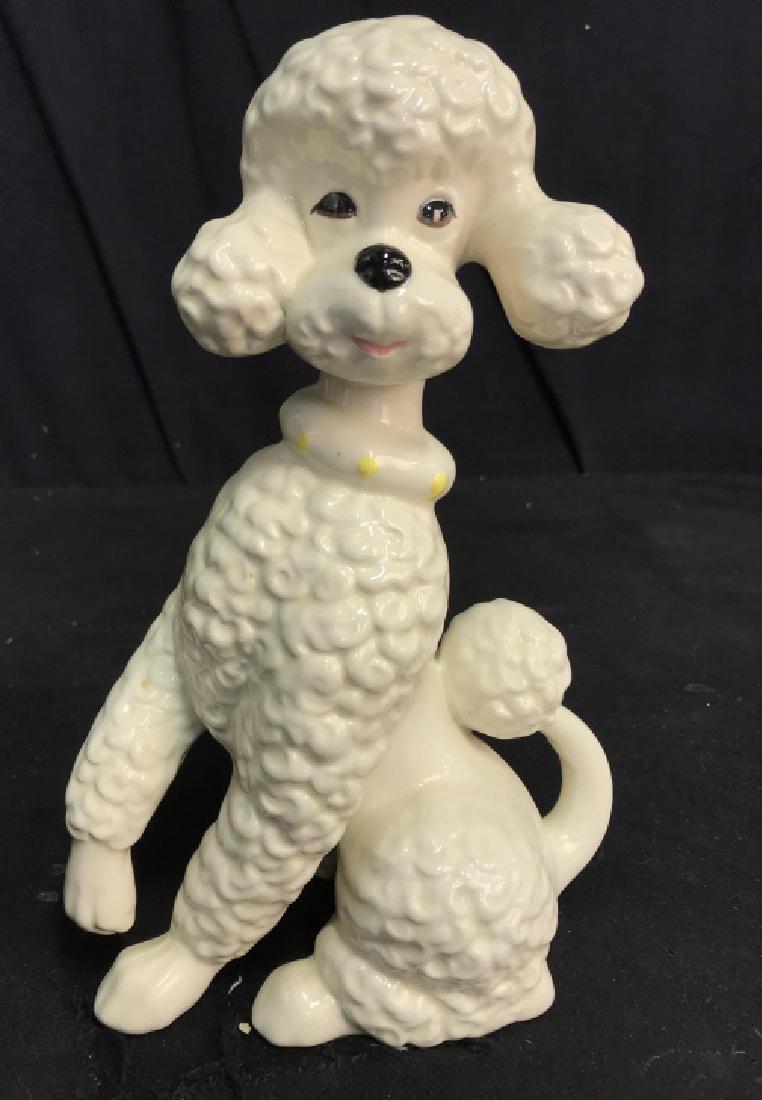 Signed Vintage Porcelain Poodle (1 of 13)