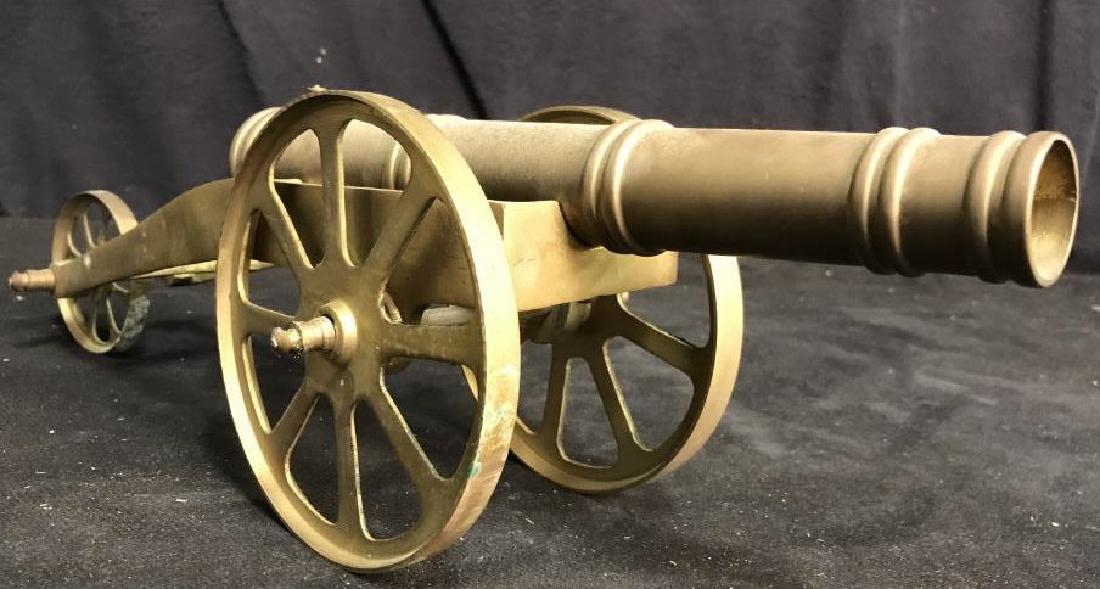 Vintage Brass Canon on Wheels (1 of 12)