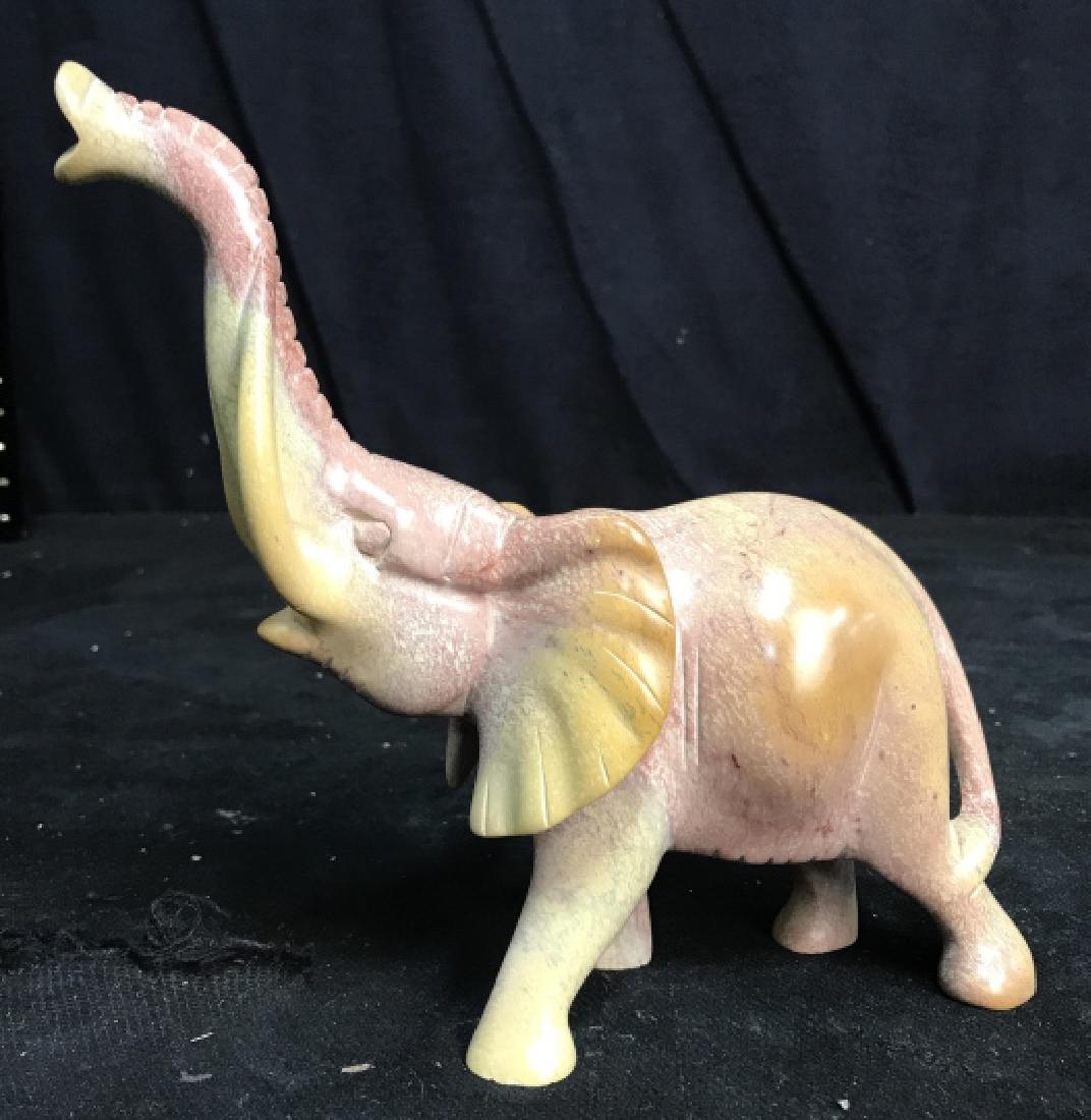 Polished Stone Carved Elephant (1 of 10)