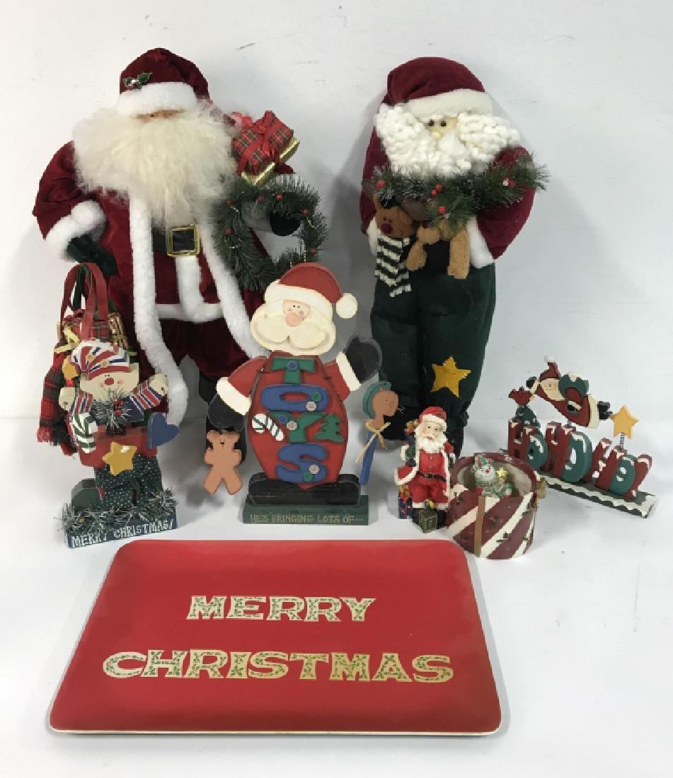 Lot 7 Christmas Santa Decor (1 of 9)
