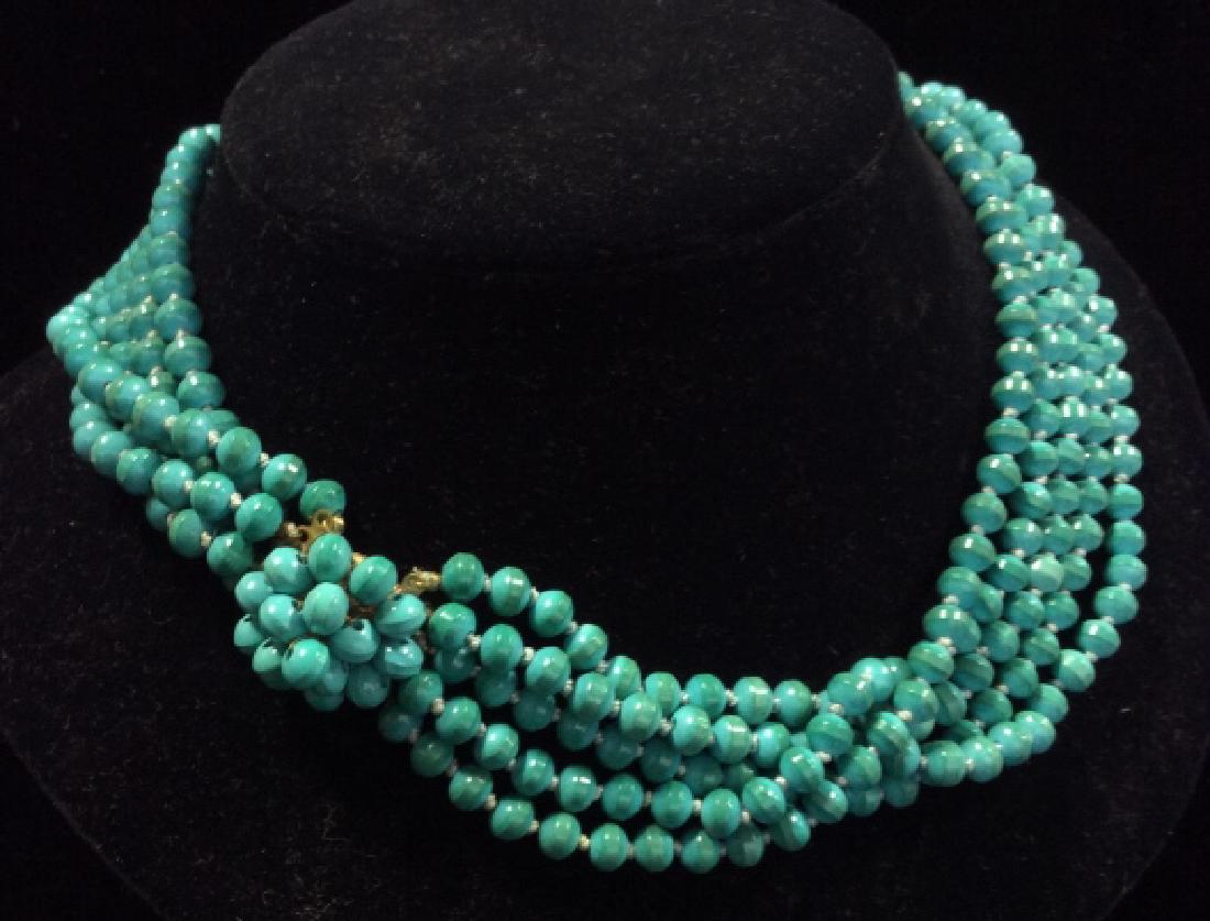 VOGUE Multi Layered Beaded Necklace (1 of 9)