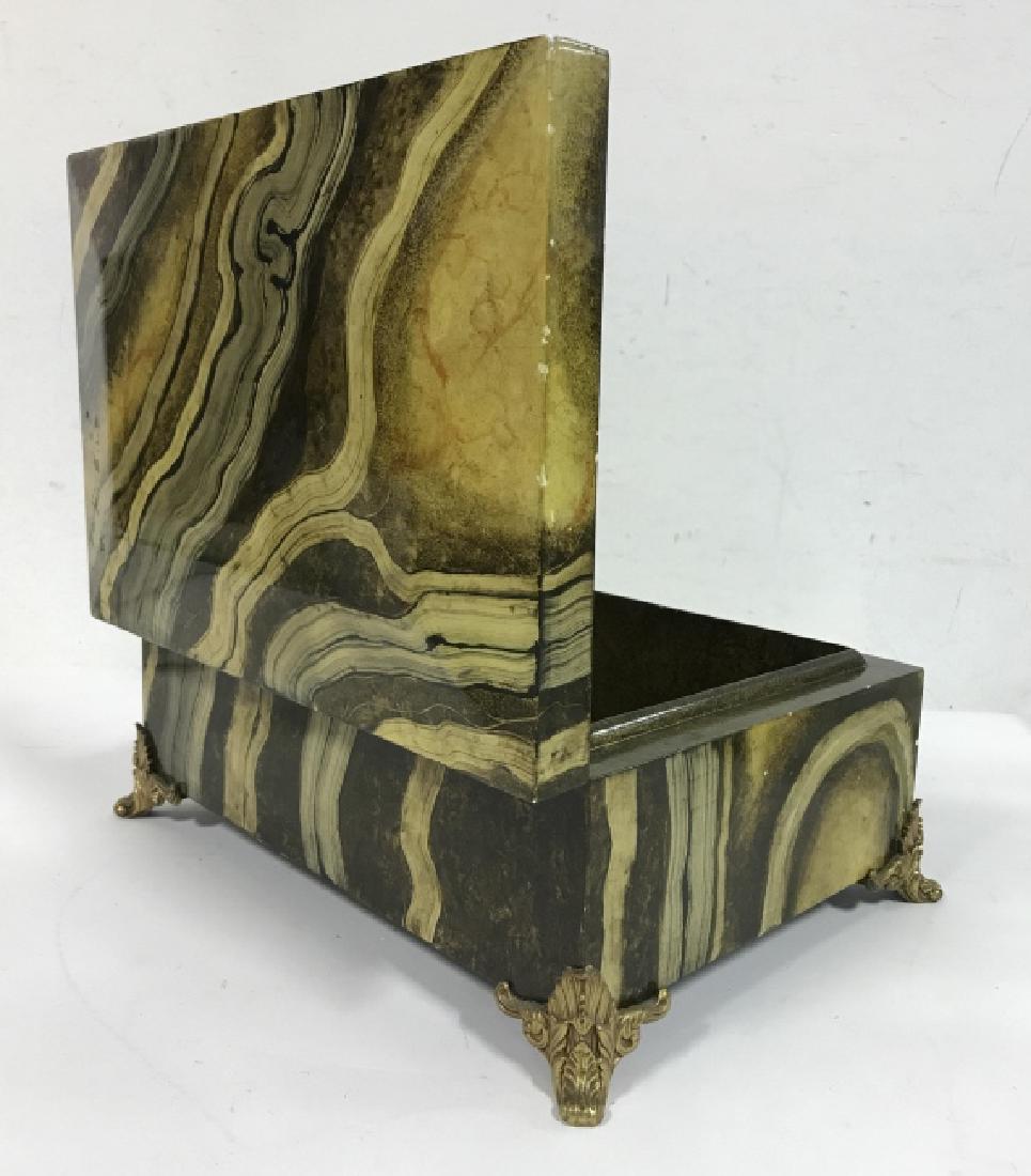 MAITLAND SMITH Marcasite Painted Keepsake Box (1 of 12)