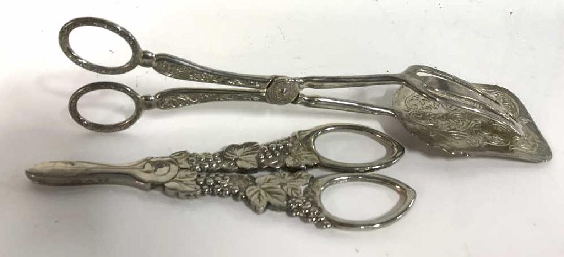 Silver Pl Grape Shears And Asparagus Server (1 of 10)