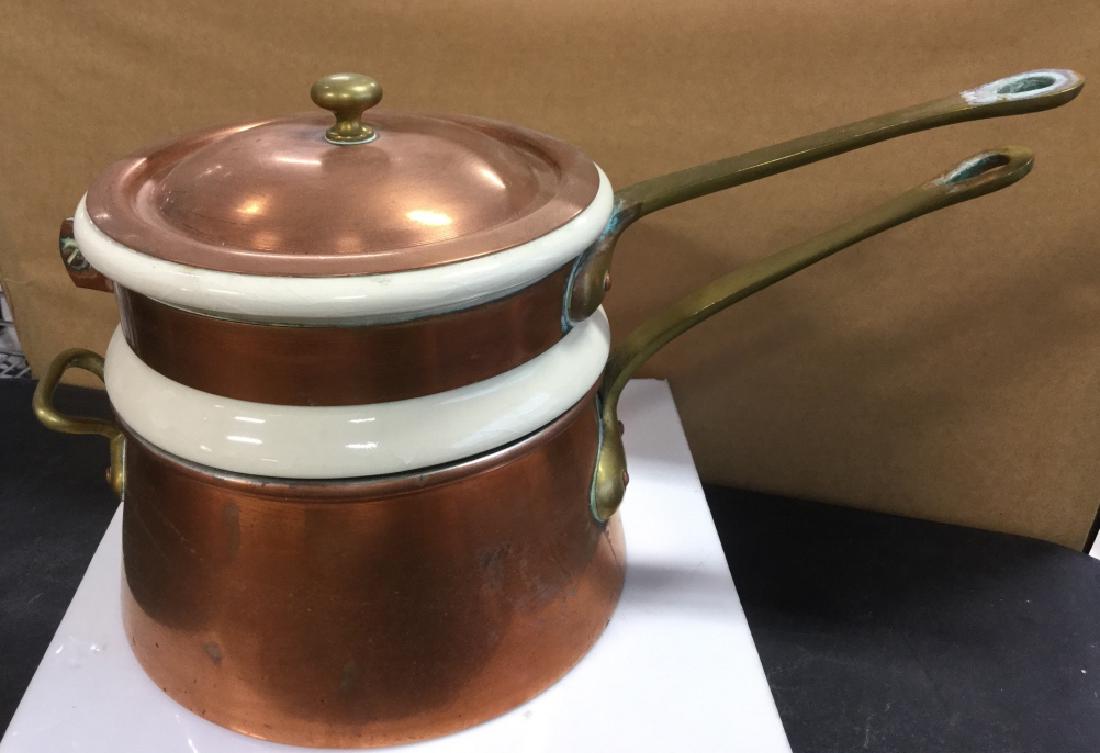Culinox Copper & Porcelain Lidded Doubleboiler (1 of 10)