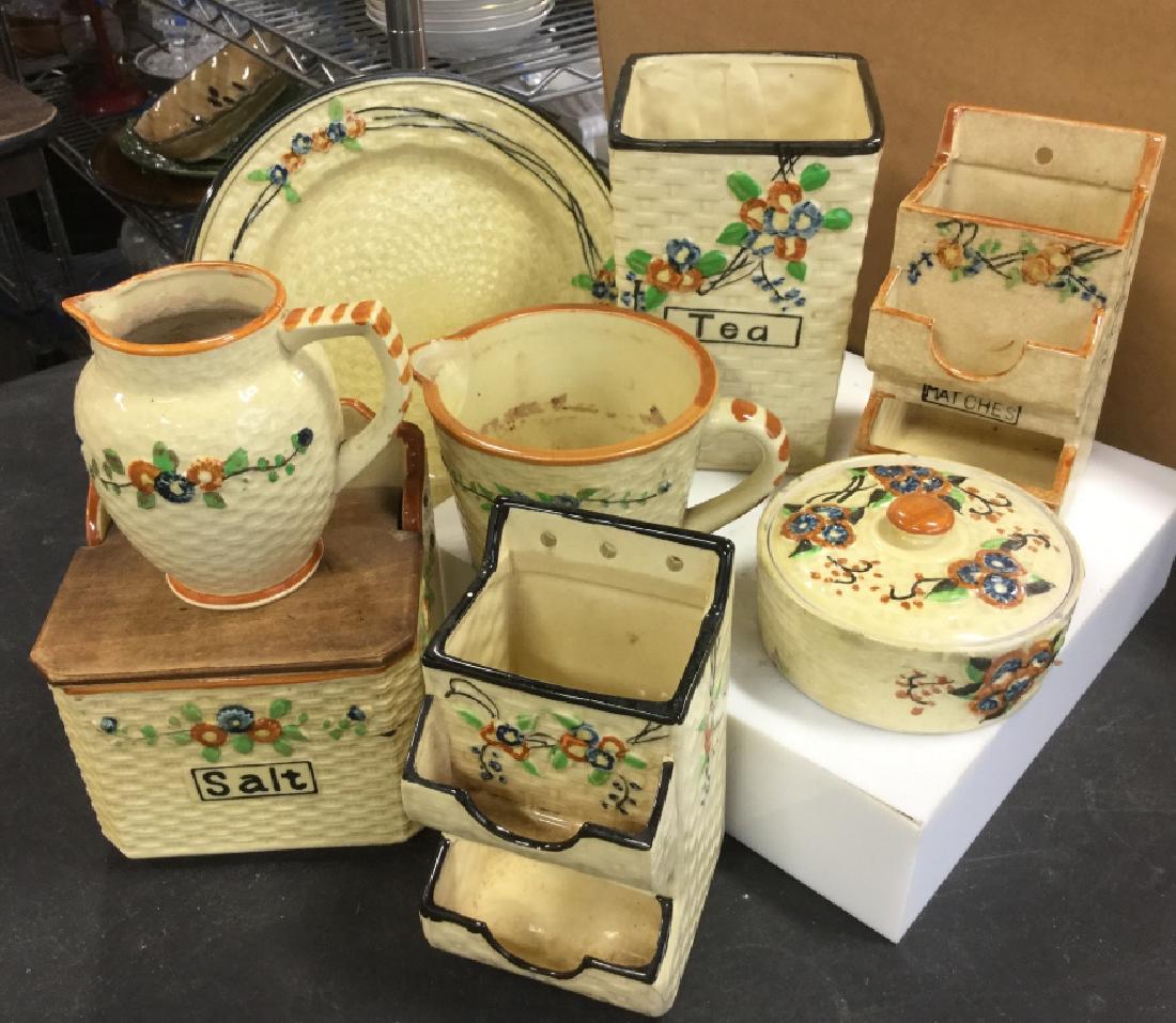 Hand Painted Asian Made Kitchen Ceramics (1 of 16)