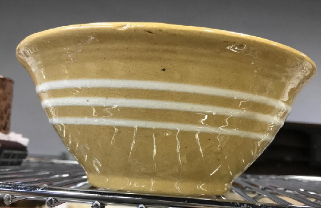 Yellow ware Vintage Ceramic Bowl (1 of 9)