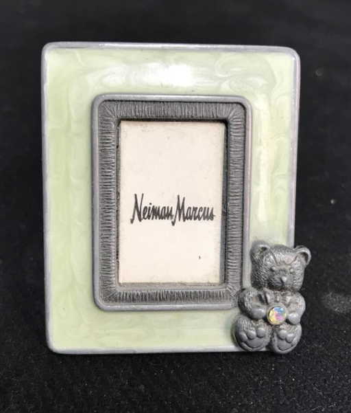 Jay Strongwater Enamel W Bear Picture Frame