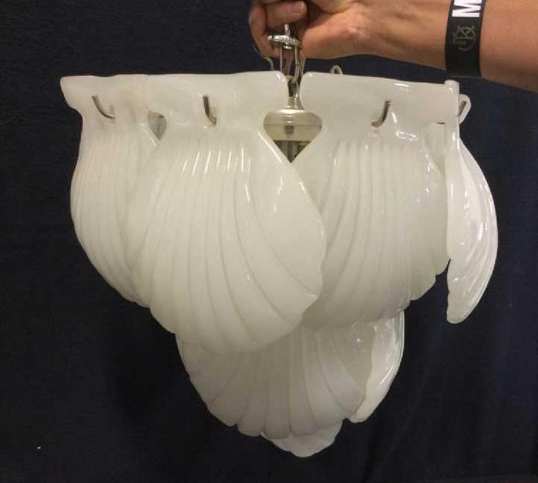 Vintage CAMER GLASS Seashell Chandelier (1 of 8)