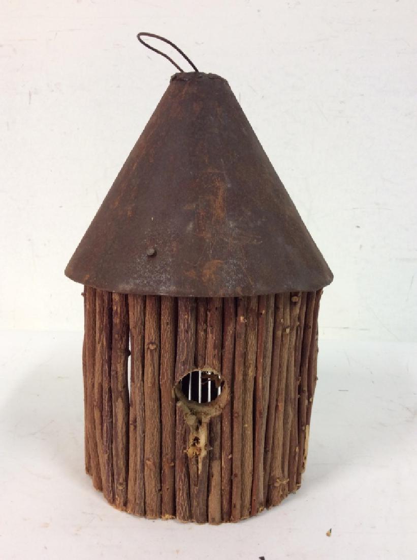 Wood And Metal Birdhouse, Hand Crafted (1 of 6)