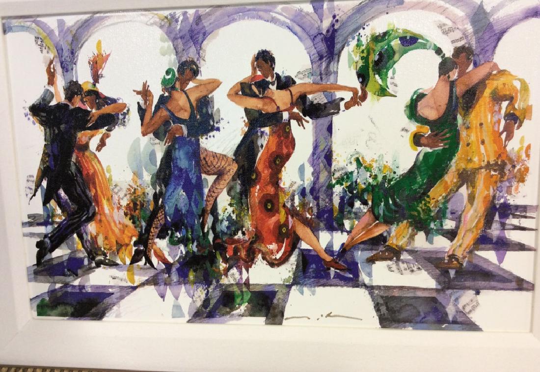 Oil Painting Flamenco Dancers in Archways (1 of 8)