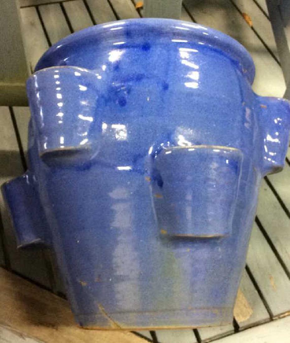 Blue Glazed Ceramic French Pottery (1 of 9)