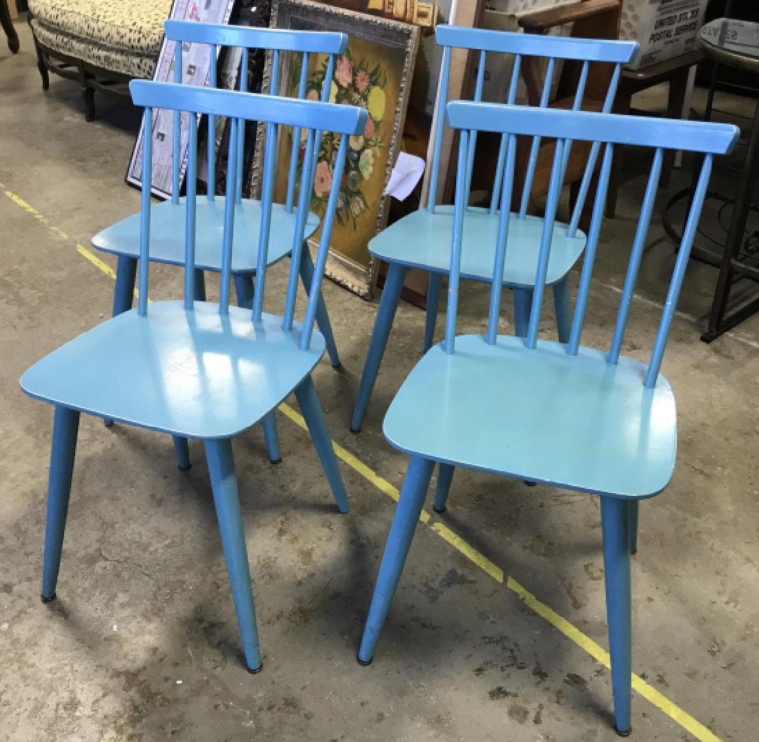 Set 4 KY Varjonen Finland Stick Back Chairs (1 of 8)