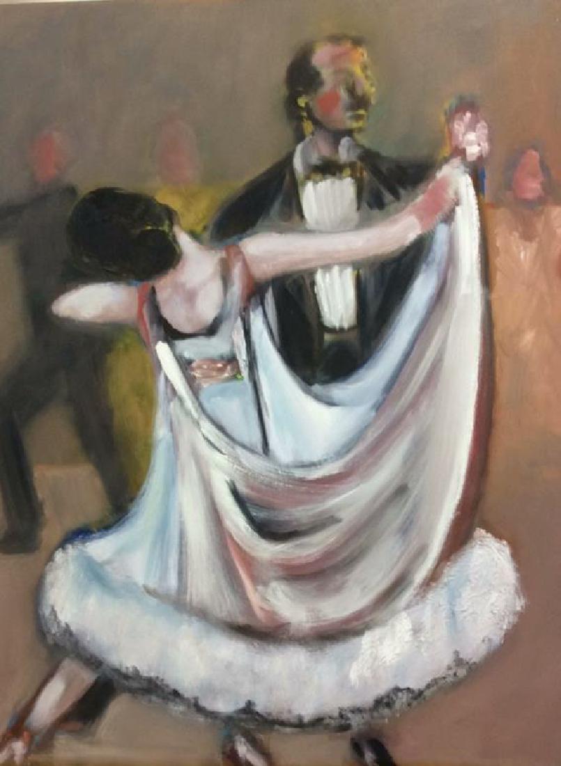 Ballroom Dancers Painting On Canvas (1 of 10)