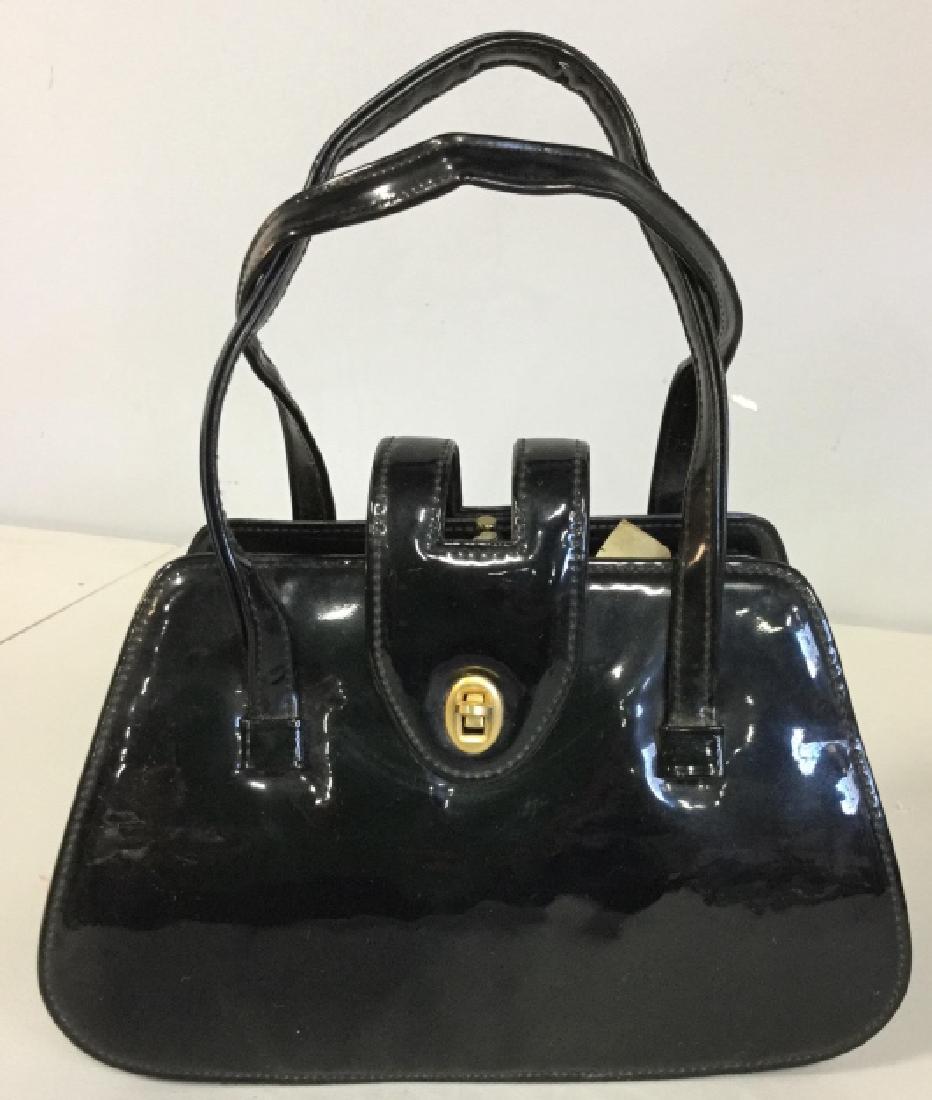 Vintage patent leather Ladies Handbag (1 of 9)