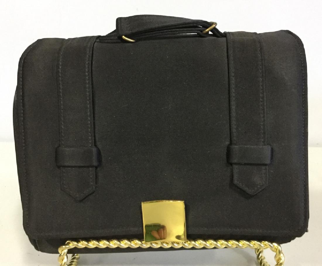 Vintage Black Silk Ronay Ladies Clutch Handbag (1 of 8)