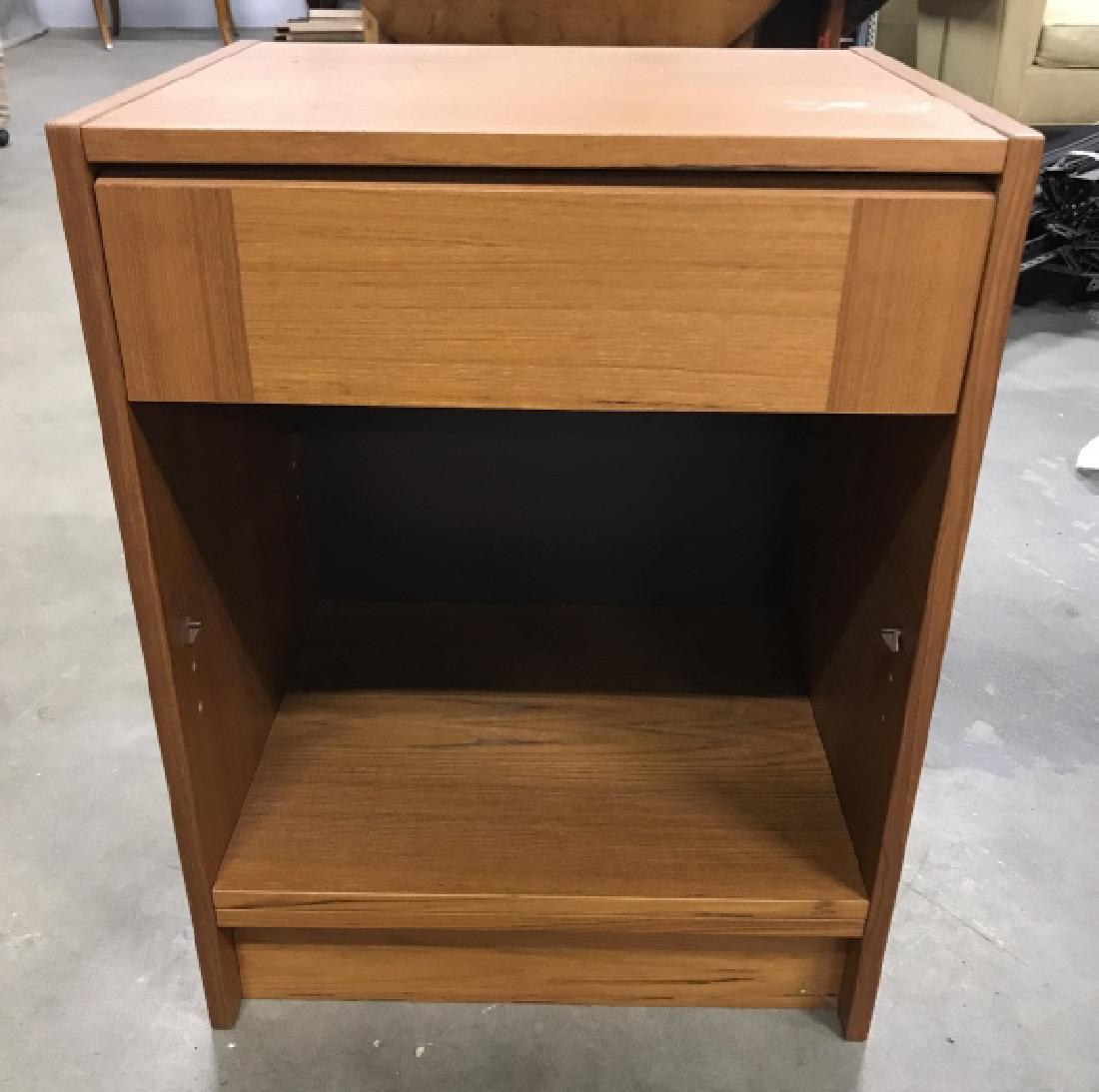Wooden Nightstand W Drawer (1 of 6)