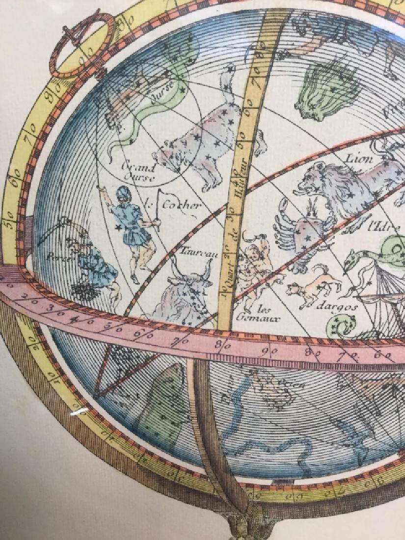 Framed Matted Decorative Print of Celestal Globe (1 of 8)