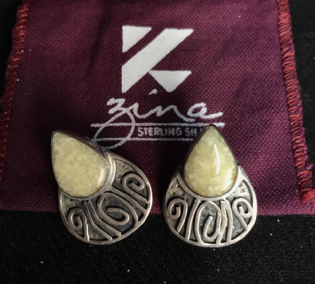 Pair ALANDIA 925 Signed Sterling Earrings (1 of 5)