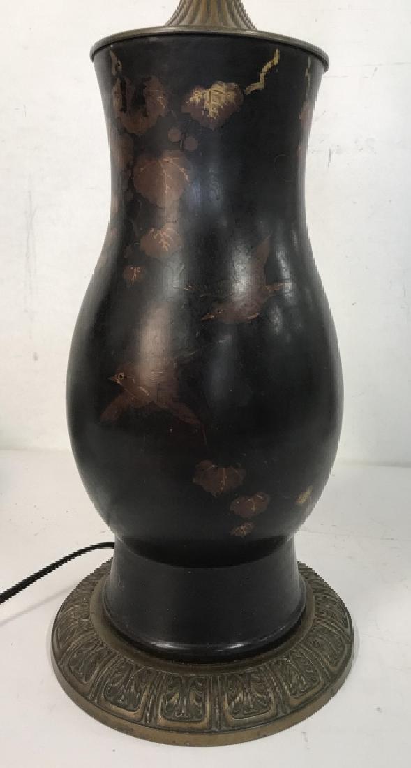 Painted Birds On Metal Lamp (1 of 10)