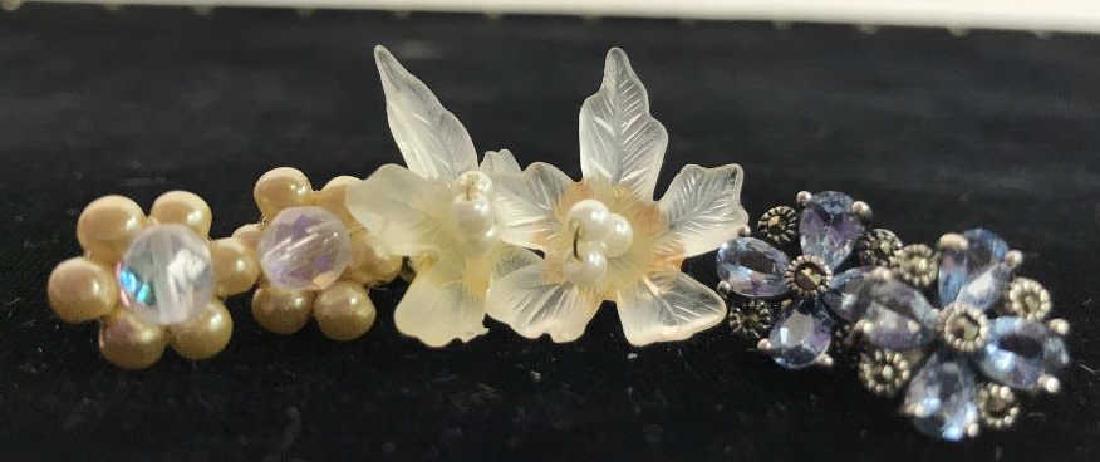 3 Pairs Bejeweled Post Earrings (1 of 8)