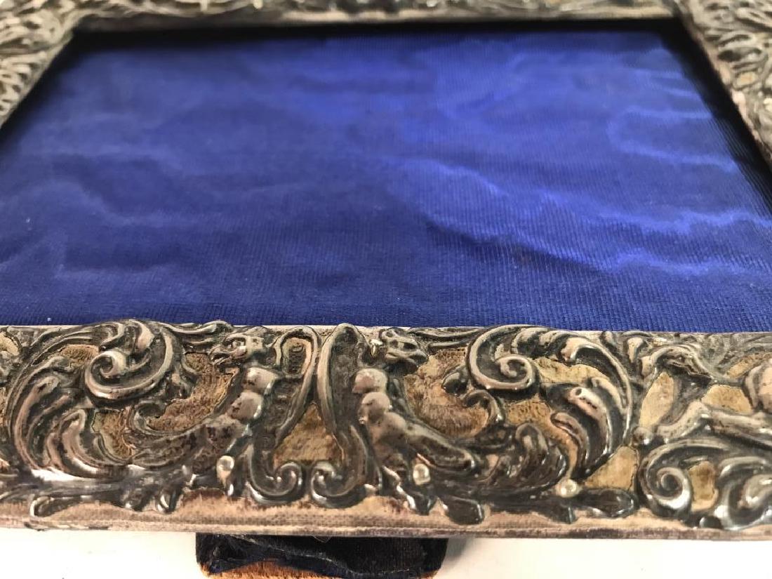 Antique Animal Relief Sterling Silver Frame (1 of 13)