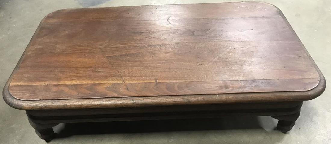 Low Standing Wooden Coffee Table or Stand (1 of 9)