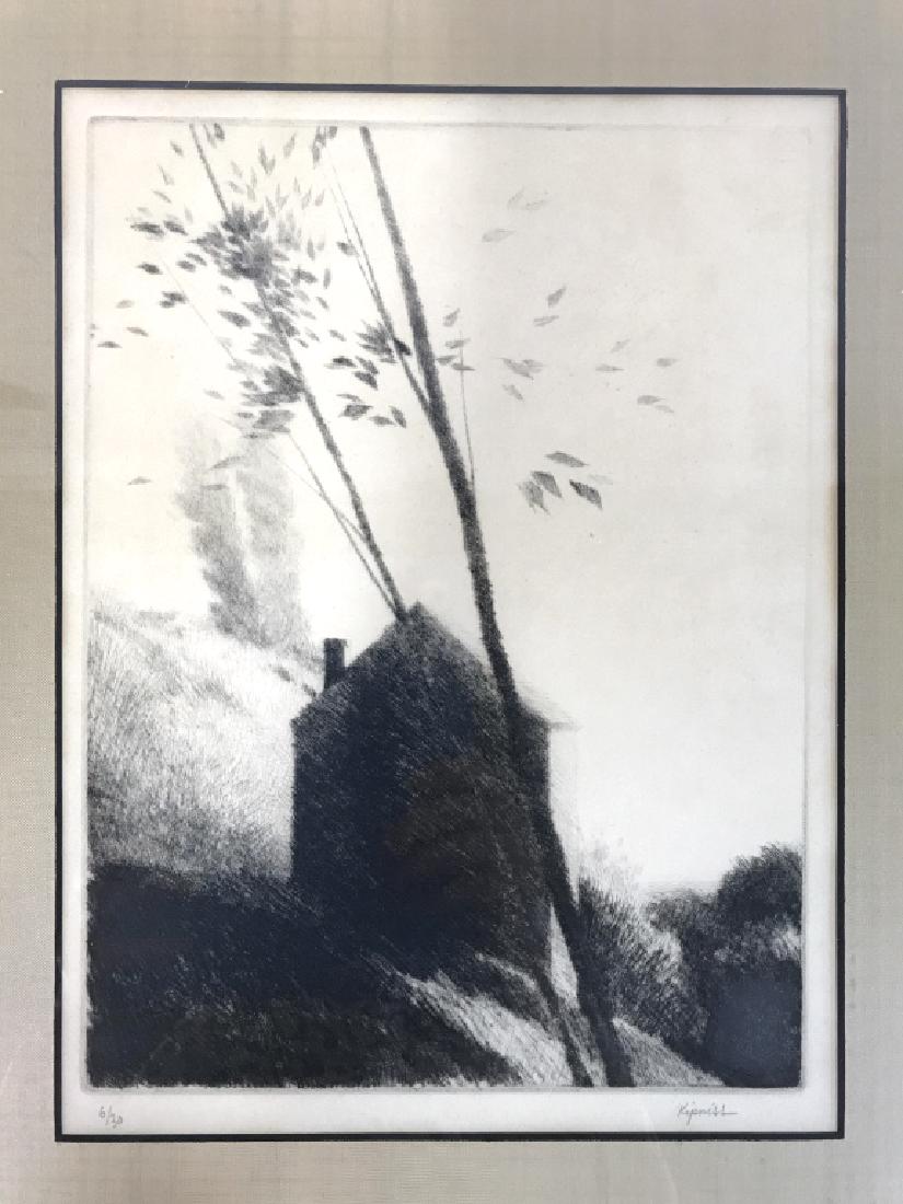 Signed And Numbered Robert Kipniss Pos Etching (1 of 9)