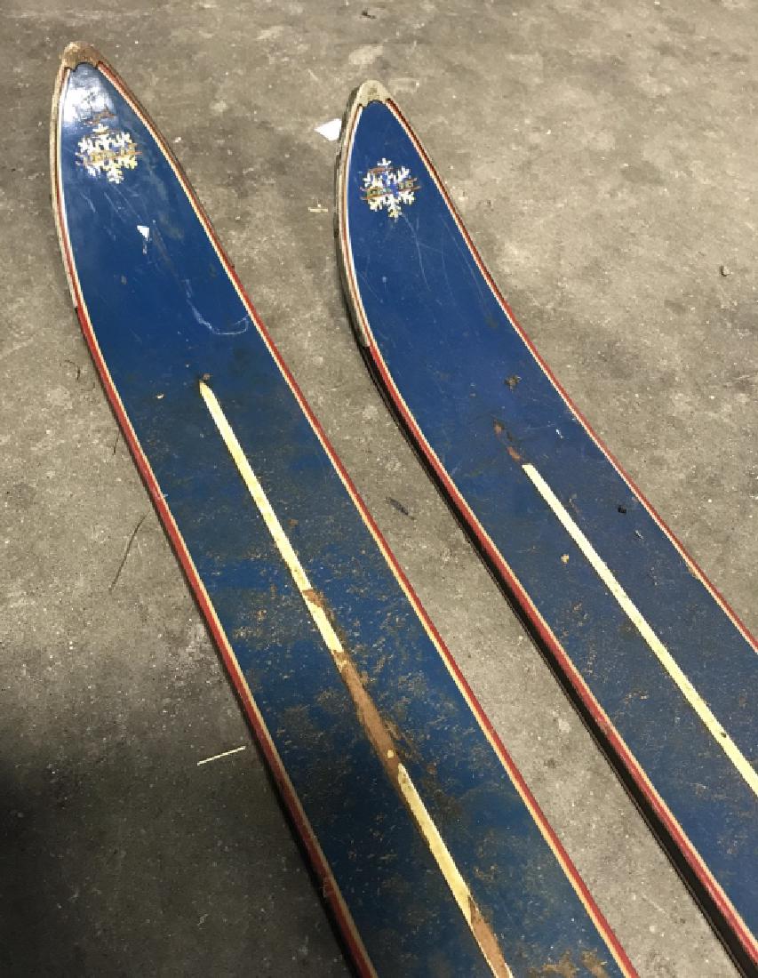 Pair Vintage Cross Country Snow Skis (1 of 6)