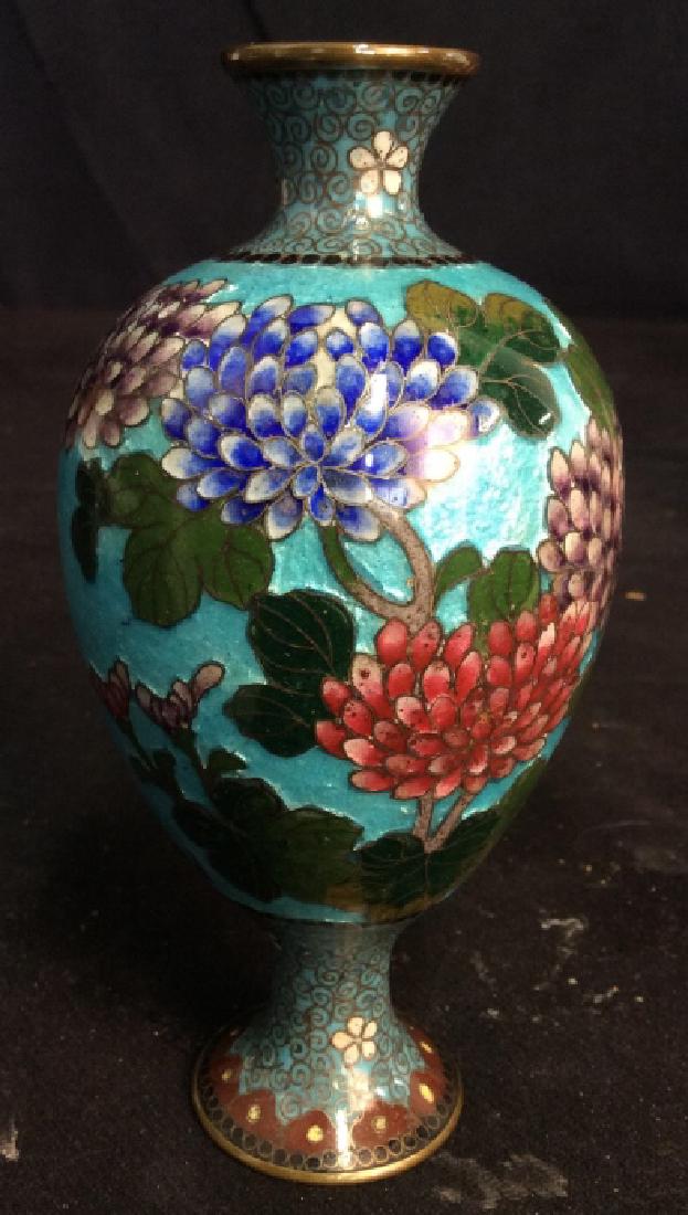 Asian Painted Enameled Vase (1 of 7)
